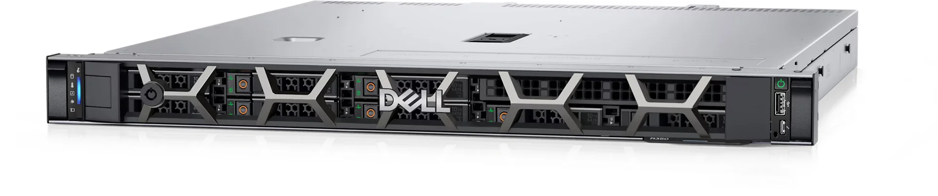 Dell PowerEdge R350 – Entry-Level Intel Xeon 1U Rack Server for Small Business – view 1